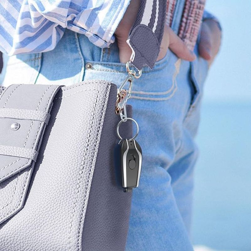 Mini Keychain Power Bank | Ultra-Compact 1500mAh Emergency Charger for Phones