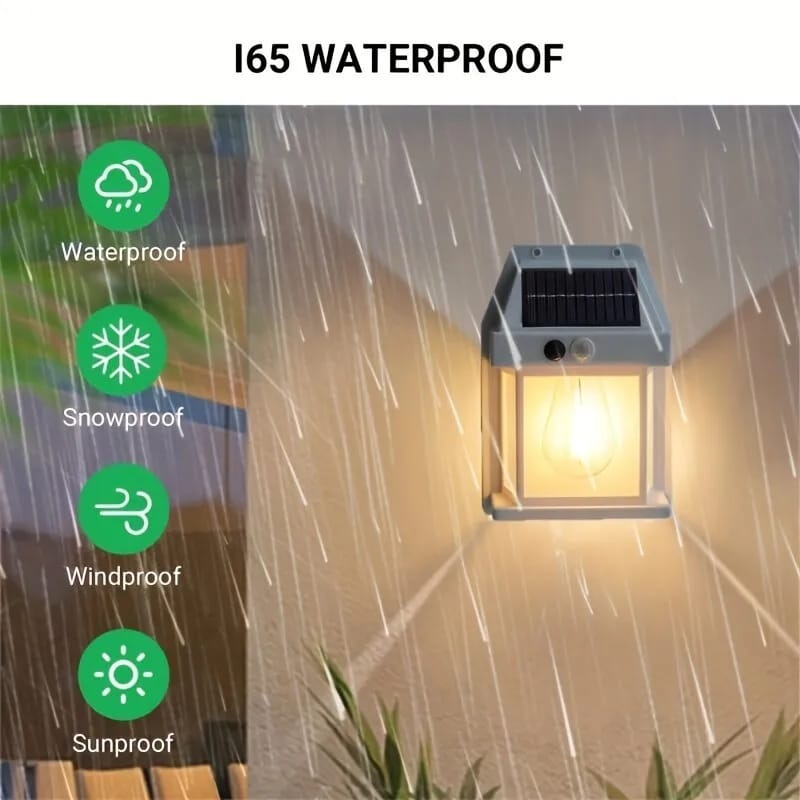 Single Tungston Solar Sensor Light (random Color)