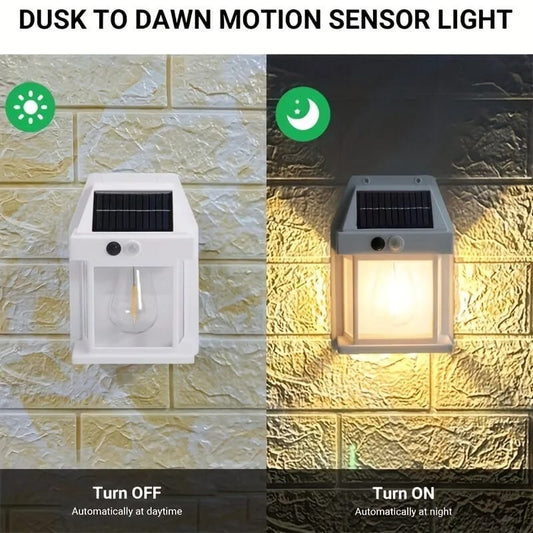 Single Tungston Solar Sensor Light (random Color)